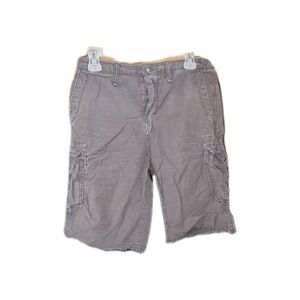 Buckle Men's Buckle Black Standard Gray Cargo Shorts 28x22